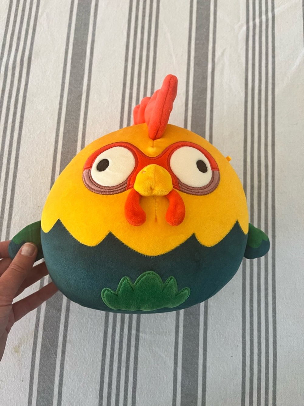 Squishmallows Hei Hei Disney Moana Yellow, Green & Orange Chicken Plush